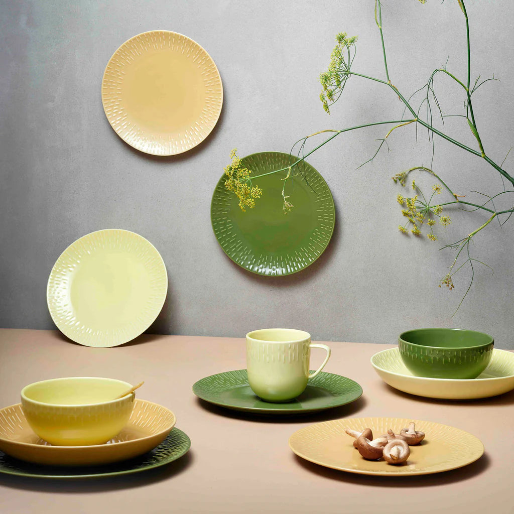 Confetti Dessertteller Olive